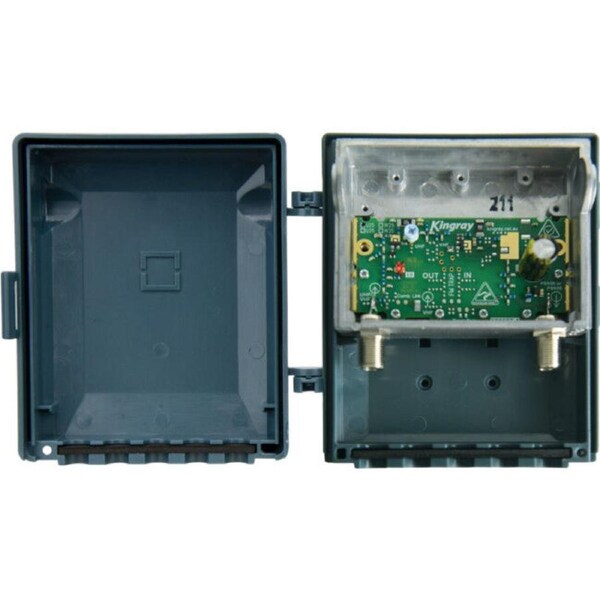 Kingray MHU25FS 25dB LTE 4G Filtering UHF Shielded Masthead Amplifier