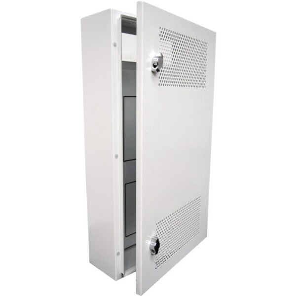 BUILT BOARDS NBN Compliant Enclosure Double Powerpoint 6 Gang CAT6 Outlet