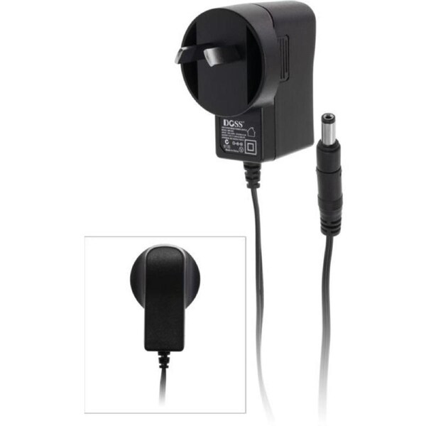 DOSS SM905 9V DC 500mA Switchmode Power Supply with 2.1mm Interchangeable Plug