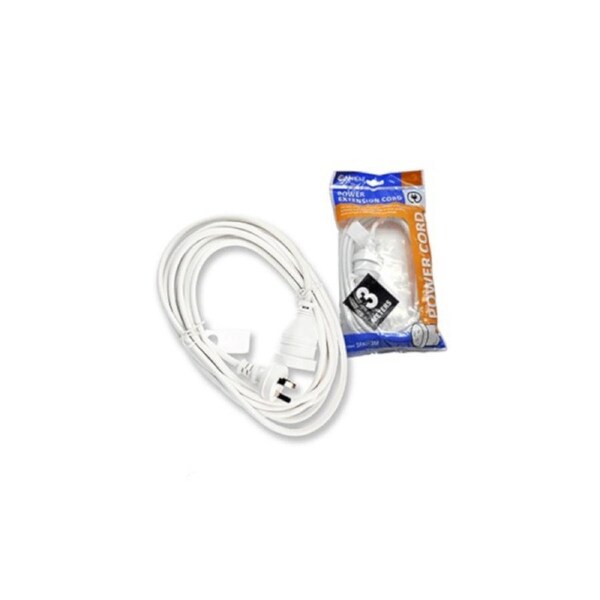 Sansai 3-Pin Power Extension Cord 10A 240V 2400W Max Home Office 3m