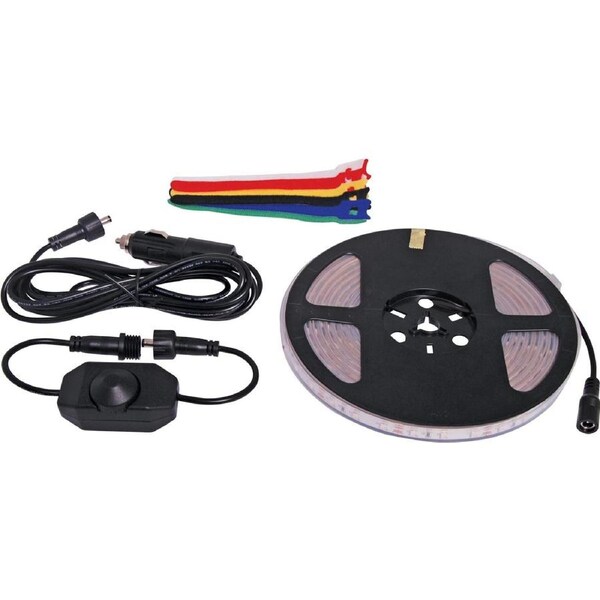 Genlamp 5m Flexible LED Camping Strip Light Kit with 10 Hook and Loop Ties