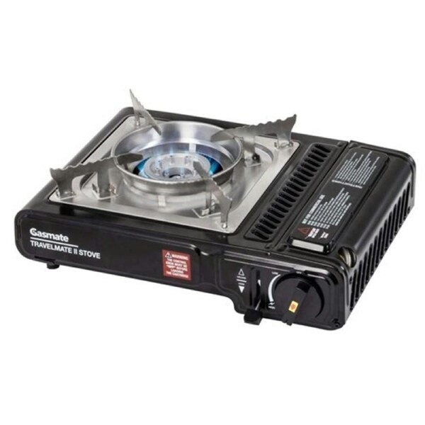 Gasmate TCA109 Portable Butane Gas Stove Solid Steel Construction with Storage Case