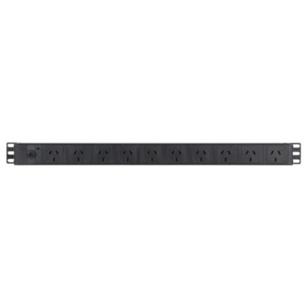 Vertical Rack Power Rail Surge 10 WAY GPO PDU 610mm 16A C20 Input