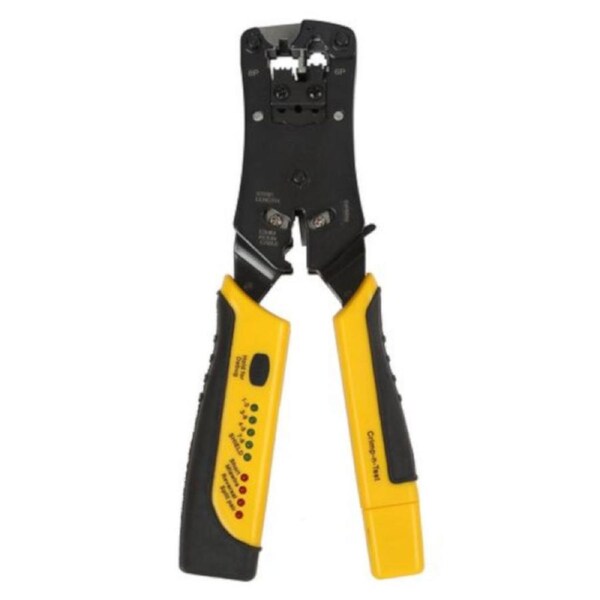 Protec RJ45 Crimping Tool with Modular Cable Tester for CAT3 -CAT5-CAT6