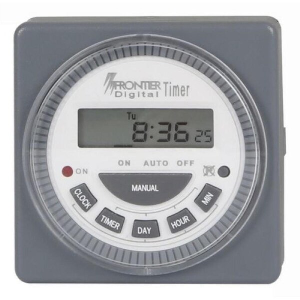 Frontier Digital Timer 7 Day 8 Programs