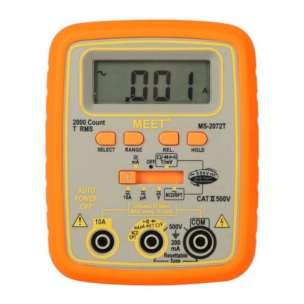 Palm Size Digital Multimeter Detector - Meet