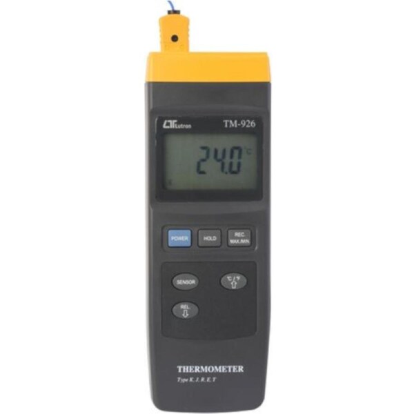 Lutron Single Channel Thermometer Suitable K/J/R/E/T thermocouple probe types