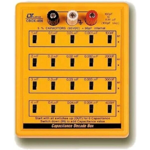 Lutron CBOX406 50Vdc Capacitance Decade Box