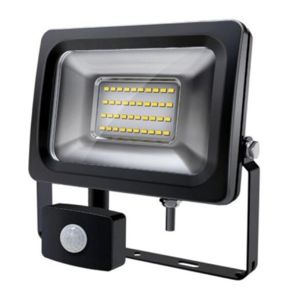 Slim Outdoor Led Floodlight With Pir Motion Sensor 240VAC IP65
