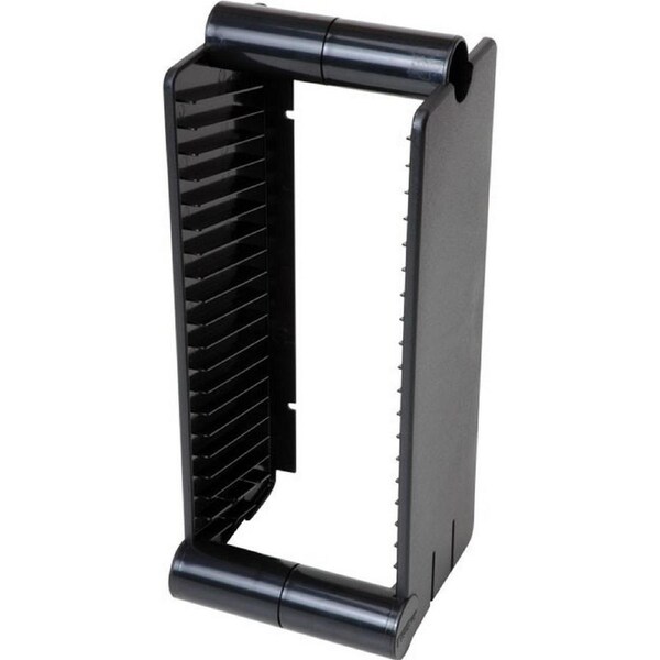 Fischer 1A054BK Plastic CD Wall Mount Rack or Stand Golds 20 CD Audio Discs