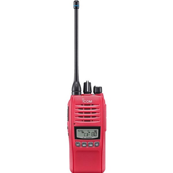 ICOM Special Edition 5W UHF IP67 Waterproof 80 Channel UHF CB Handheld Radio-Red