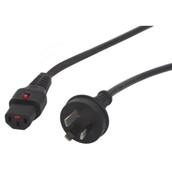 IEC Lock C13 Lead Replaces Standard IEC C13 Mains Lead with Secure Locking 5m