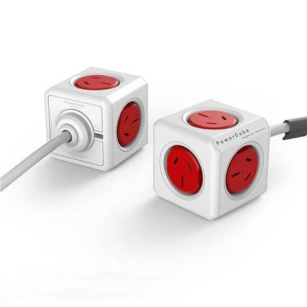 Powercube Extended - 5 Outlets With Lead PB5002RD