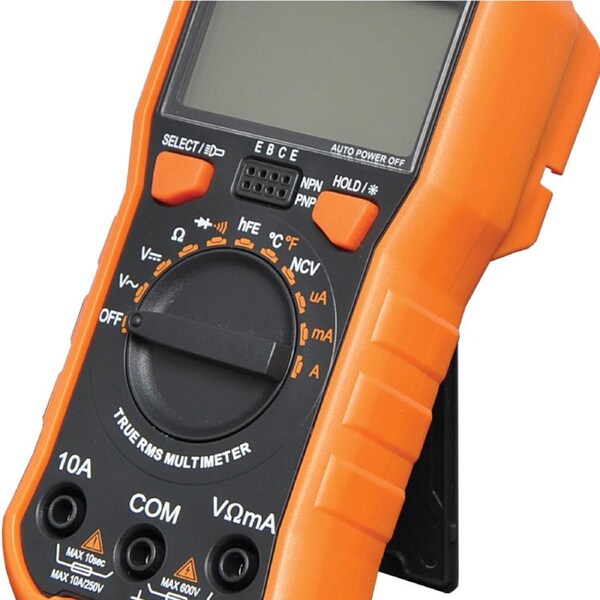 Micron Autoranging True RMS Digital Multimeter Test leads battery manual Temp Probe