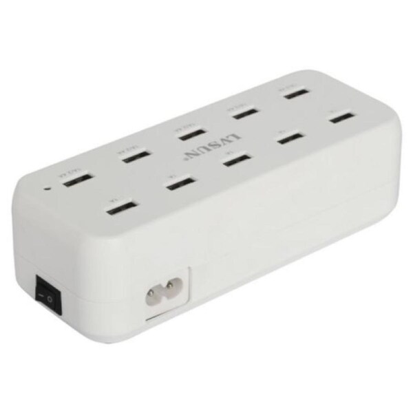 USB Intelligent Charger 10 Port 60w