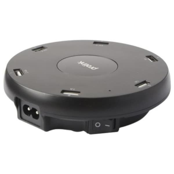 Prolink 6 Port Intelligent USB AC Charging Station - 51W