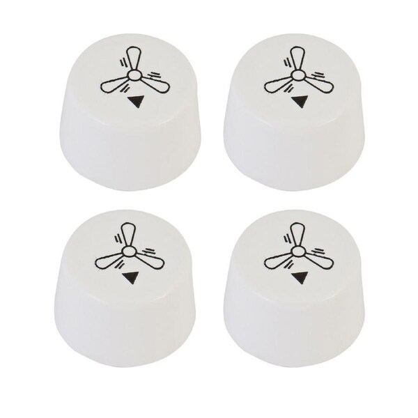 Arlec CSF04 Wall Fan Controller Knob replacement-4 Pack White ABS