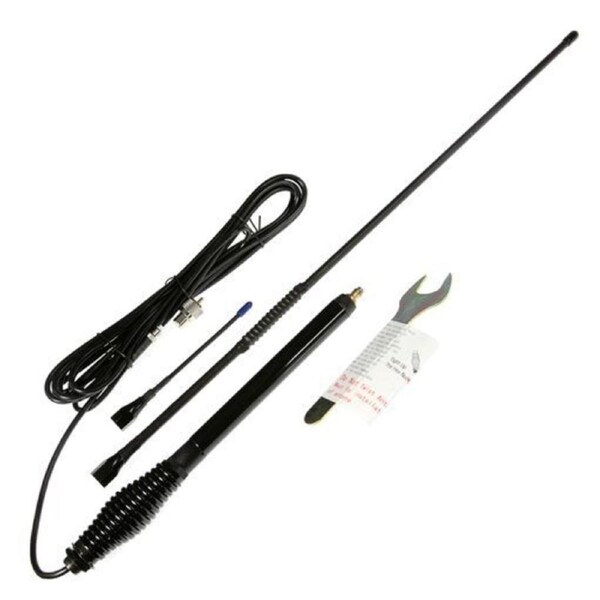Aerpro UHF 477MHz 3/6dB Elevated Feed Antenna Kit Black FME Plus PL259 Connector