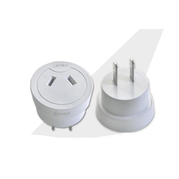 Sansai STV-1007 Travel Adaptor 2 Pins Without Earth Plug-Japan Australia & NZ