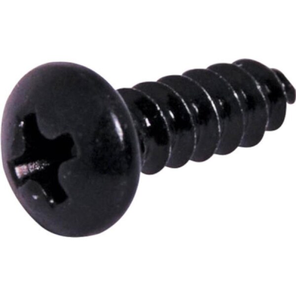 Jiffy Box Screw 4G x 6mm Black Pk1000