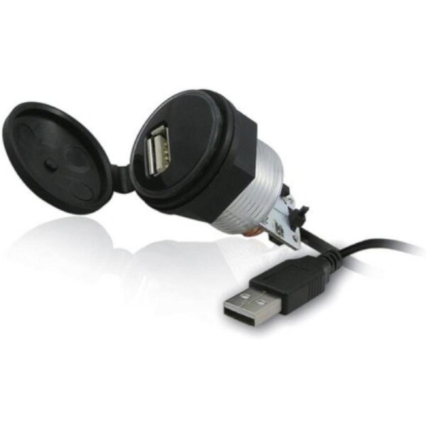 12V USB Socket With 2M Lead Compatible with iPod models