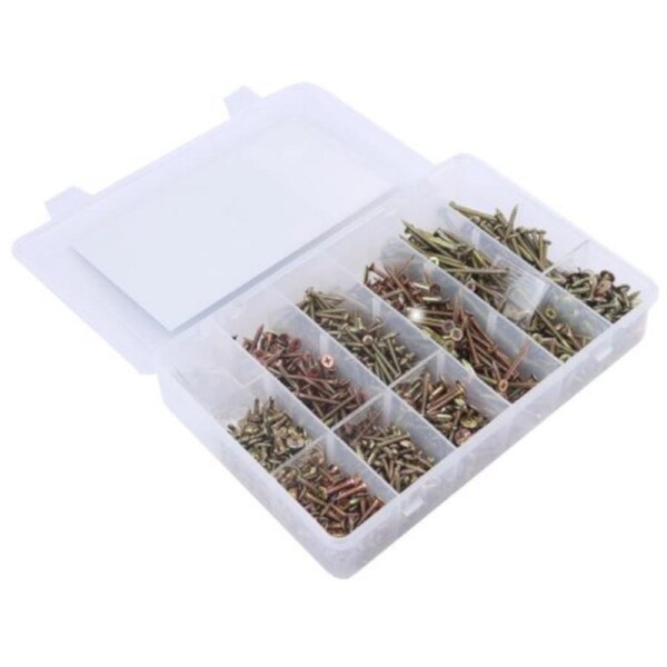 Screw kit 950 Piece screws in a case
