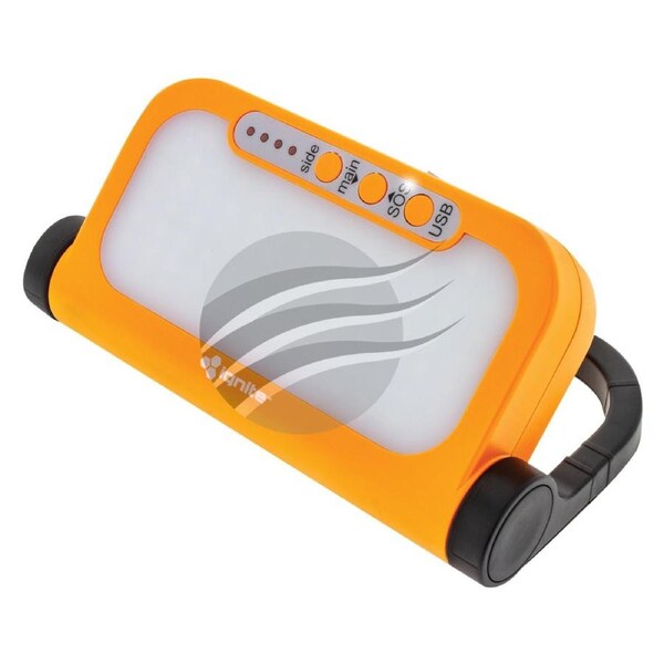 ignite Rechargable LED Torch and 560Lmns Rectangular 280 effective Lmns Flood Light