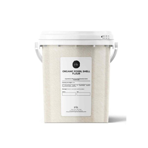 300g Organic Fine Diatomaceous Earth Tub - Food Grade Fossil Shell Flour Powder