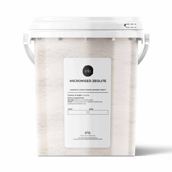 800g Pure Micronised Zeolite Powder Mineral Tub - Micronized Volcamin