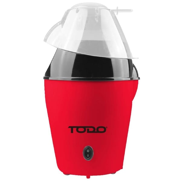 TODO Popcorn Maker Countertop Snack Hot Fresh Electric Popcorn Machine Kitchen Appliance - Red