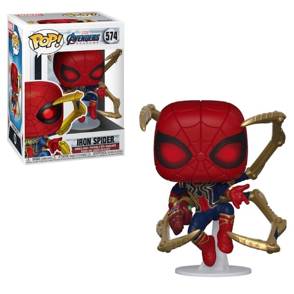 Funko Pop Marvel Avengers Endgame Iron Spider with Nano Gauntlet #574