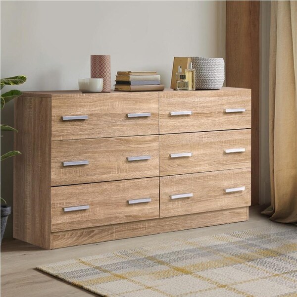 Artiss 6 Chest of Drawers Dresser Lowboy Pine