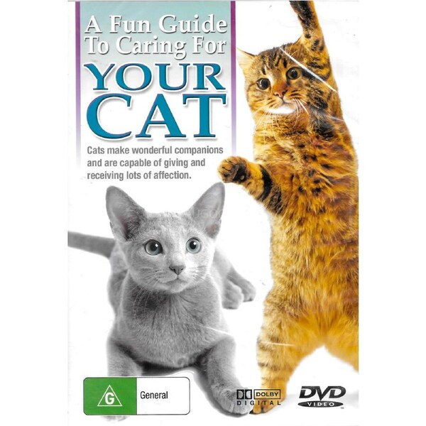 A Fun Guide To Caring For Your Cat - Rare DVD Aus Stock New Region ALL
