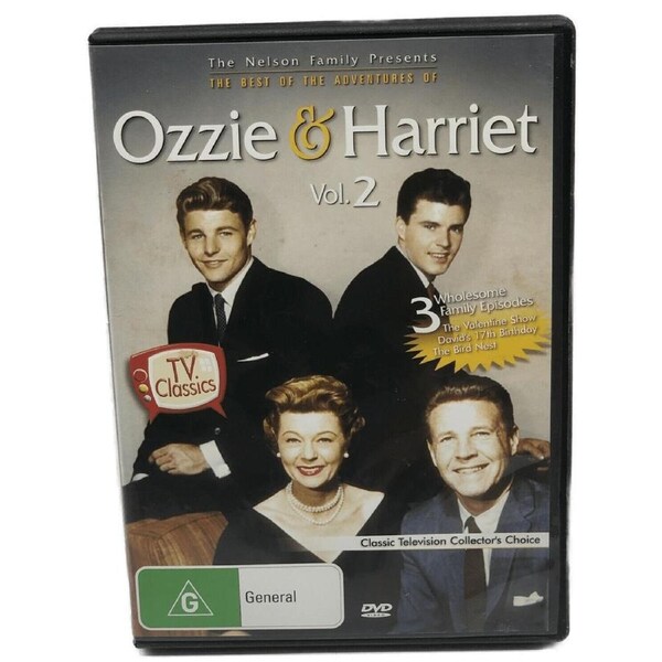 Ozzie & Harriet: Vol 2 TV Classics 3 Episodes -DVD Series -Family New