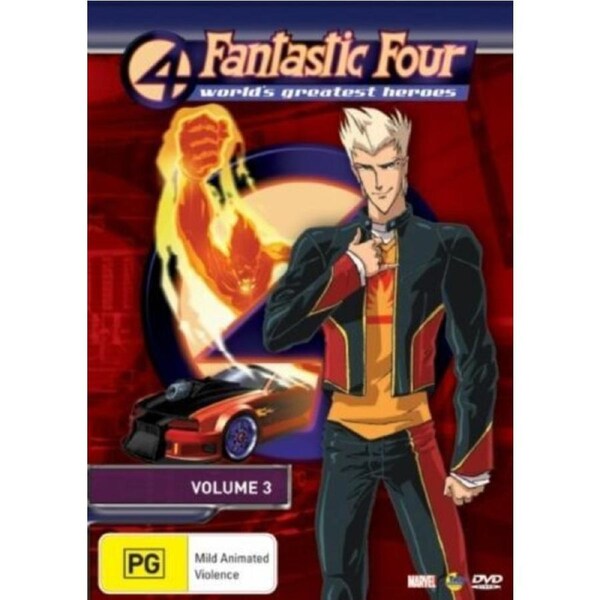 Fantastic Four World's Greatest Heroes : Vol 3 - -DVD Series Animated New