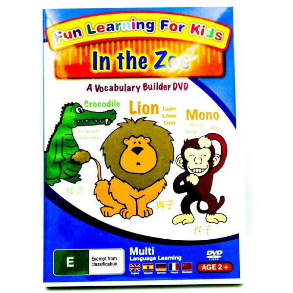 Fun Learning For Kids - In the Zoo -Kids DVD Series Rare Aus Stock New
