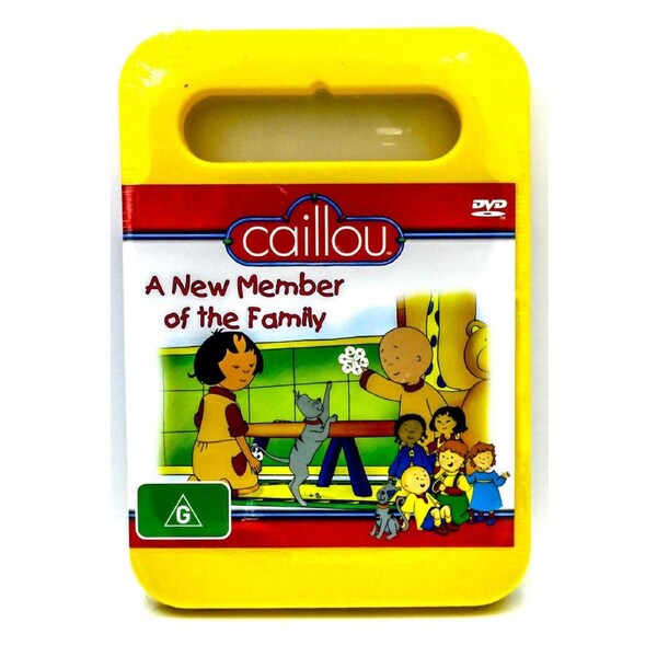 Caillou - A New Member of the Family -Kids DVD Series Rare Aus Stock New