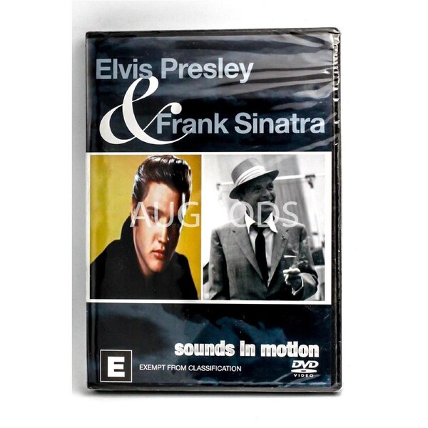 Elvis Presley & Frank Sinatra Sounds in Motion -DVD -Music New