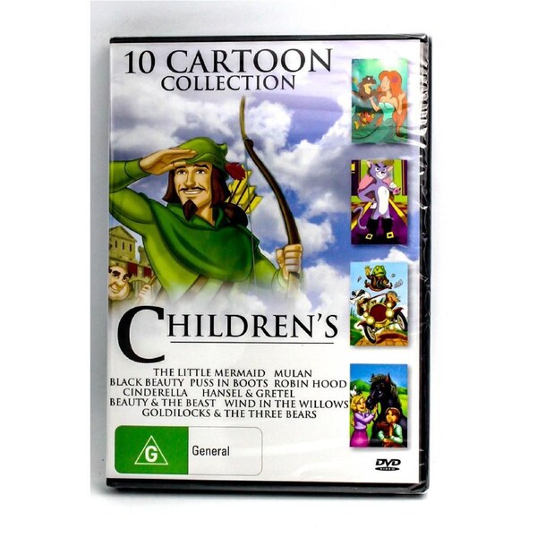 10 Children's Cartoon Collection - VALUE SET -Kids DVD Rare Aus Stock New