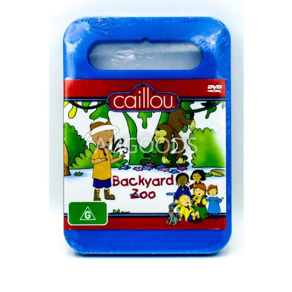 Caillou Backyard Zoo -Kids DVD Rare Aus Stock New Region 4