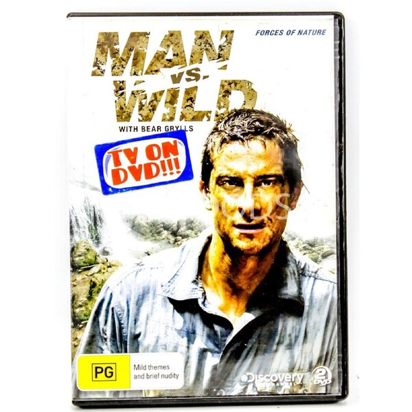 Man vs Wild with Bear Grylls - Forces of Nature -Educational DVD Series New