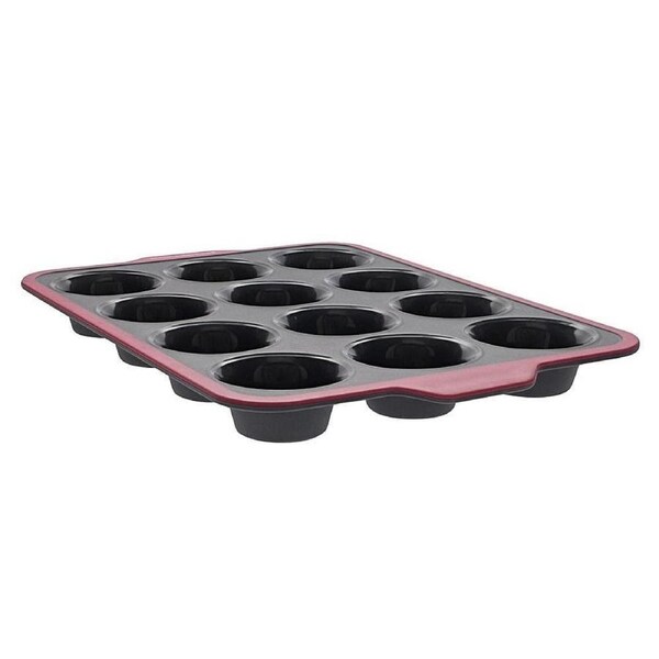 Soffritto Professional Bake 12-Cup Non-Stick Silicone Muffin Pan 36X26X3.5cm