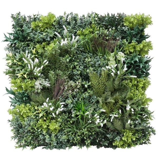 Luxury Platinum Garden of Eden Vertical Garden Green Wall Panel 1m x 1m – SGS UV Resistant & Fire Rated