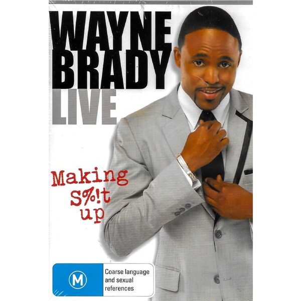 WAYNE BRADY: MAKING S%!T UP -DVD Comedy Series Rare Aus Stock New Region 4
