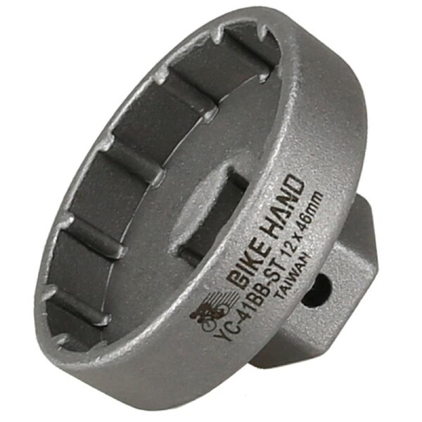 BIKEHAND Bike Bicycle 12 Notch 46mm External Bottom Bracket Install Remover Tool for SRAM DUB