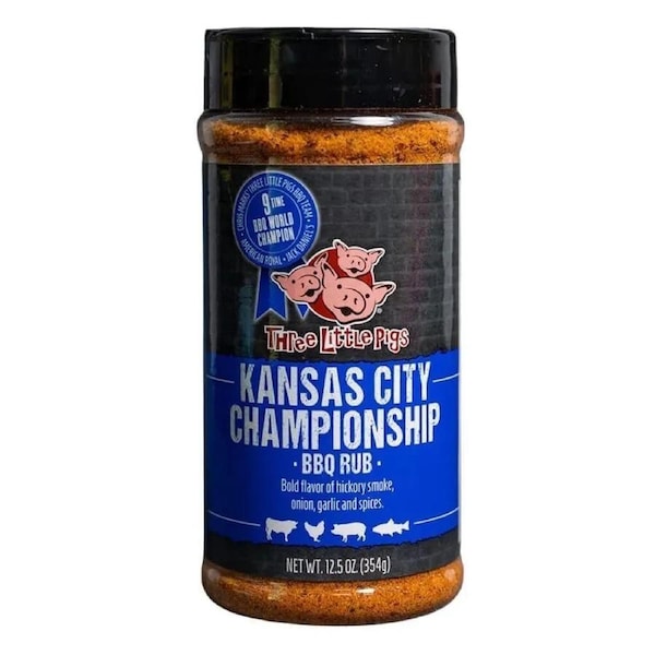 Three Little Pigs KC Championship BBQ Rub Seasoning