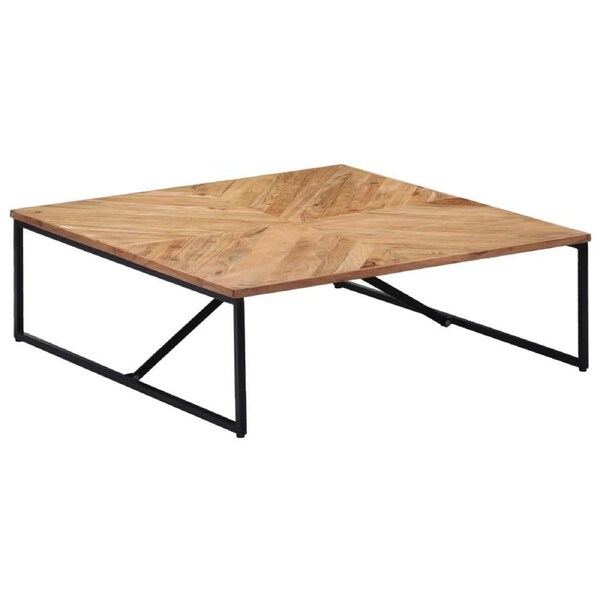 Coffee Table 110x110x36 cm Solid Acacia Wood vidaXL