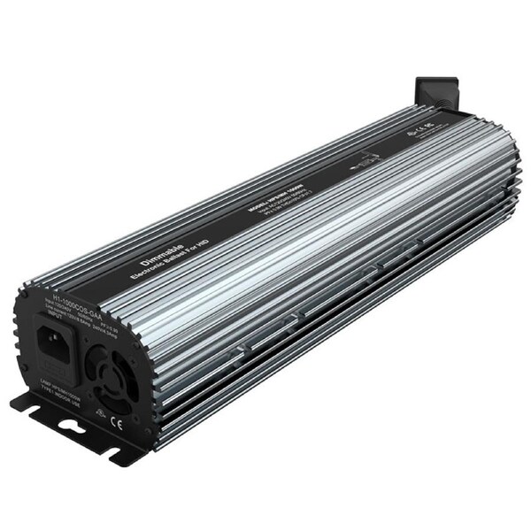 Fan Cooled Dimmable Electronic Ballast 1000W HPS/MH Compatible