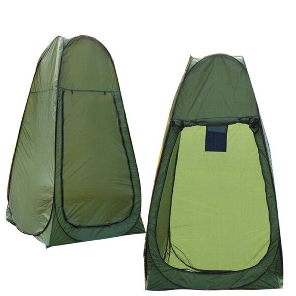 Camping Popup Portable Shower Tent + 40L Solar Shower Bag Portable Bag