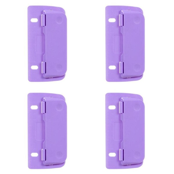 4x ColourHide Bindermate 2 Round Hole Punch Maker Paper Puncher f/File Binder PL